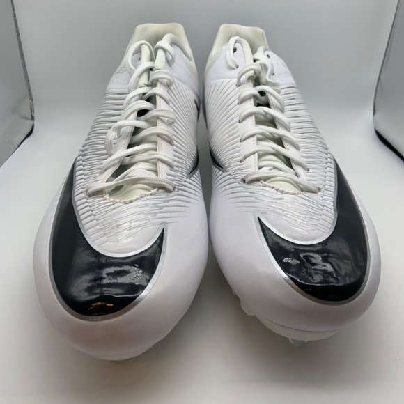 Nike Vapor Speed Low Football Cleats White/Black Size 14.5 main image 2